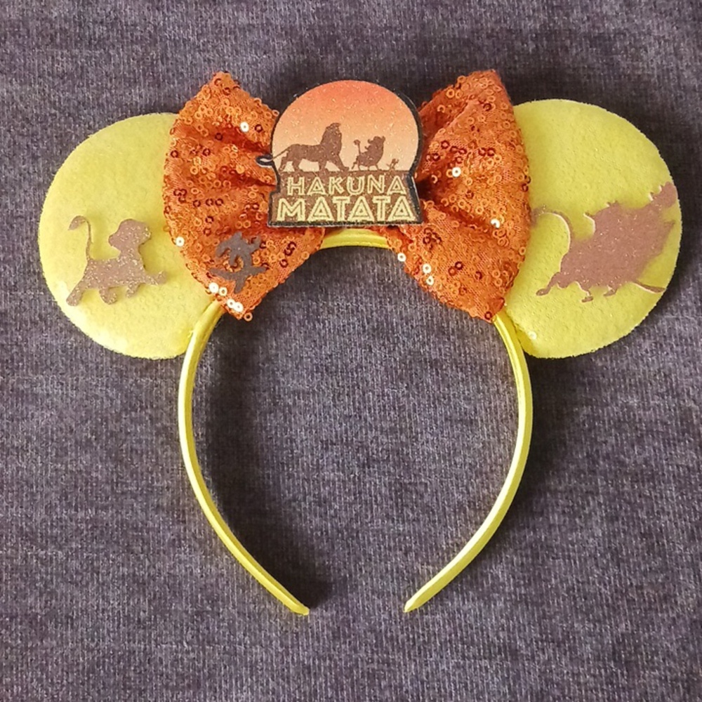 Lion King Inspired Mouse Ears, New Never Worn.